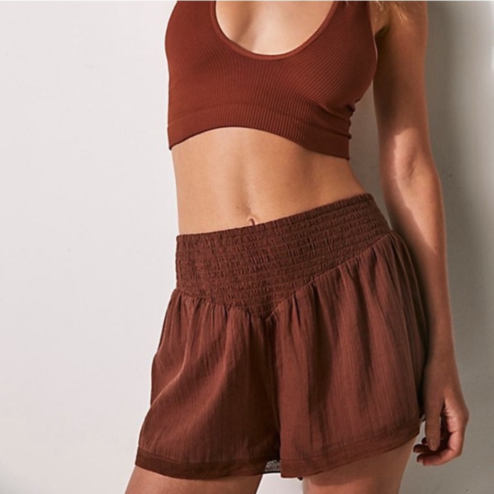 Free People Intimately Lucky In Love Shorts NWOT